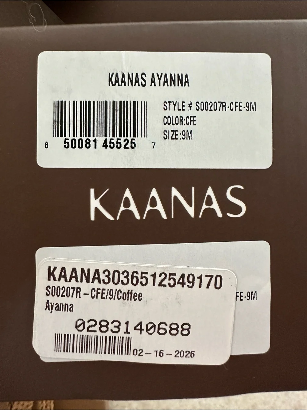 Kaanas Ayaana Braided Strap Tan Slide Sandals